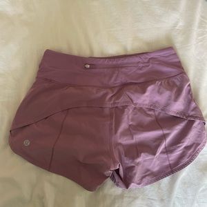 Lululemon speed up 4” shorts